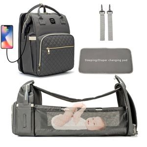 Diaper Bag w/detachable bassinet/changing station